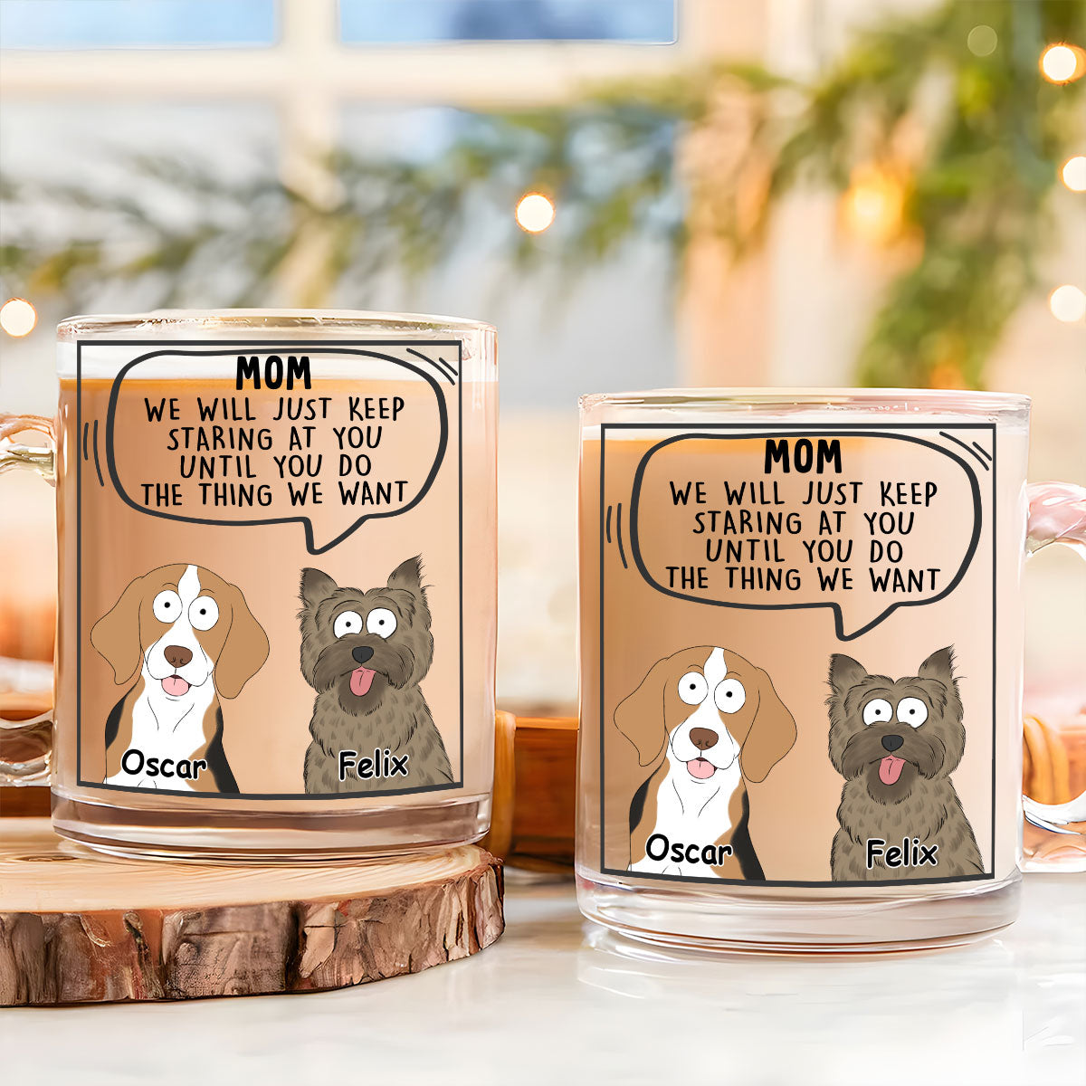 Personalized Custom Glass Mug - Make Every Sip Unforgettable