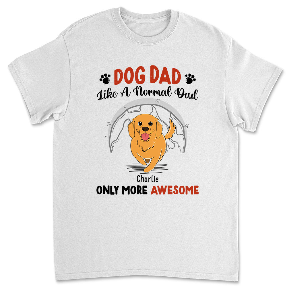 Unique Personalized Unisex T-shirt for Pet Lovers - Like A Normal Mom