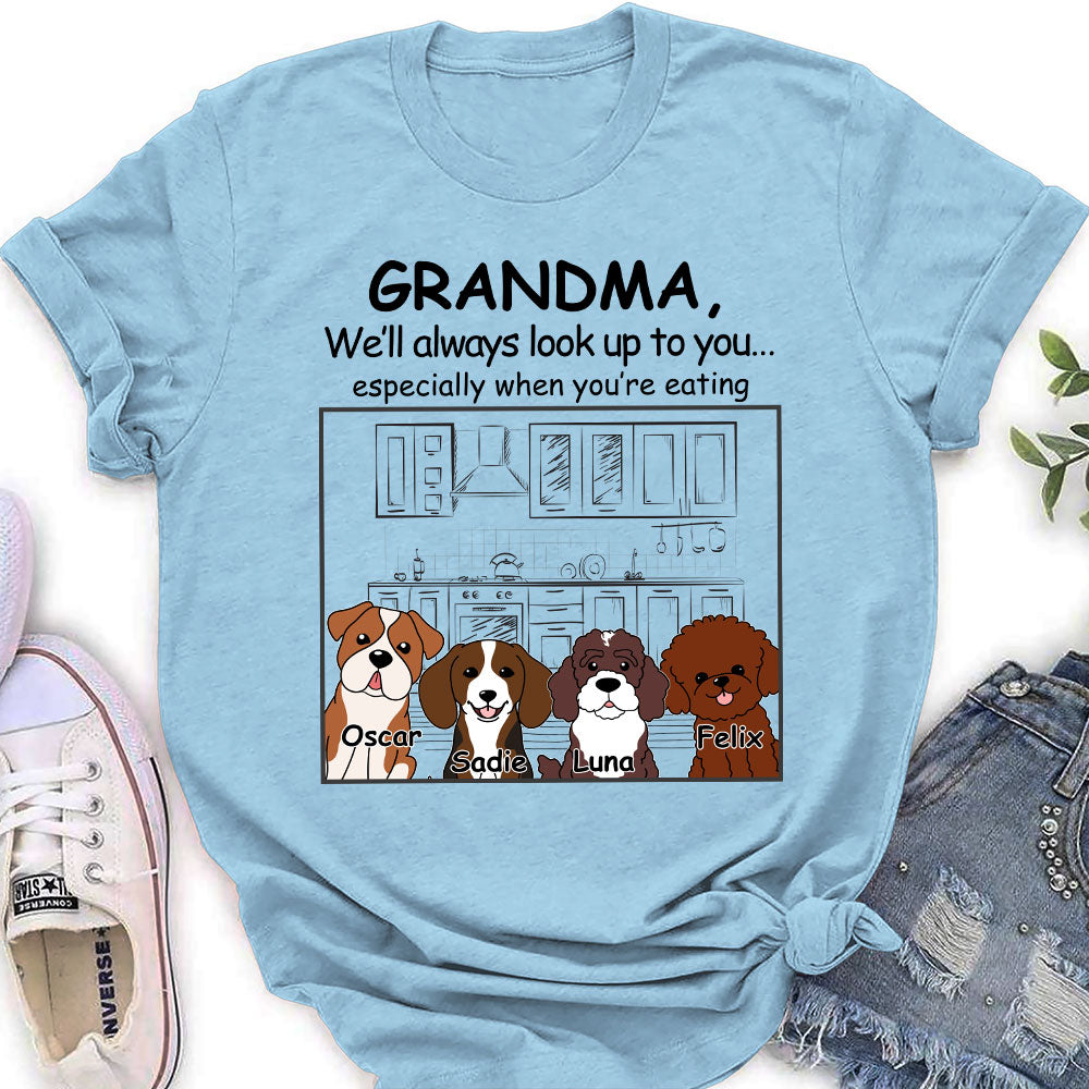 Look Up - Customizable Personalized Women's Pet Lover T-shirt