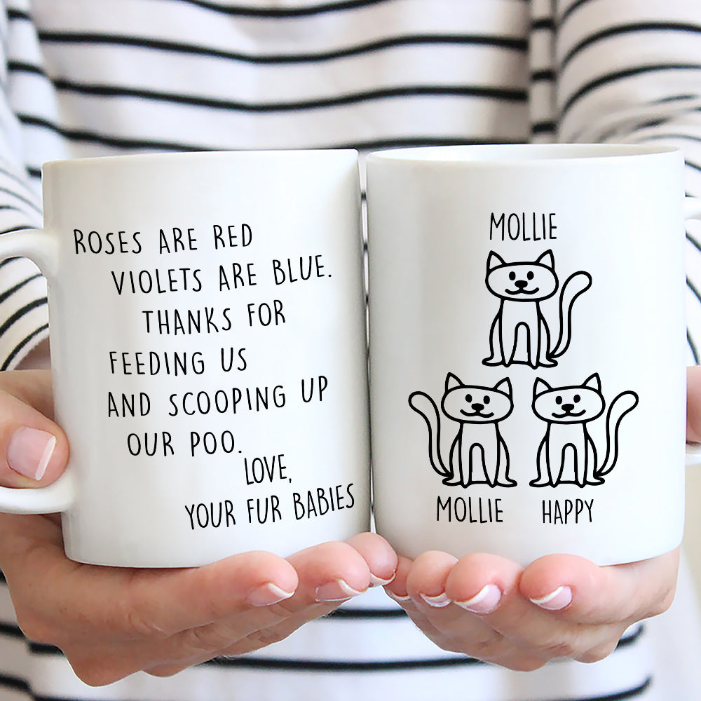Personalized Thank You For Scooping My Poo Custom Coffee Mug - Ideal Gift