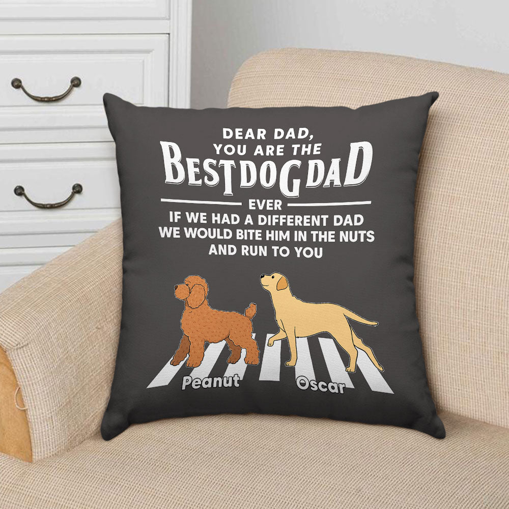 Customizable Personalized Dog-Themed Throw Pillow for Pet Lovers