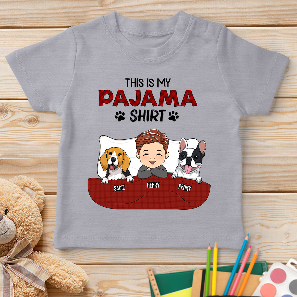 Personalized Custom Youth Pajama T-shirt - Version 3