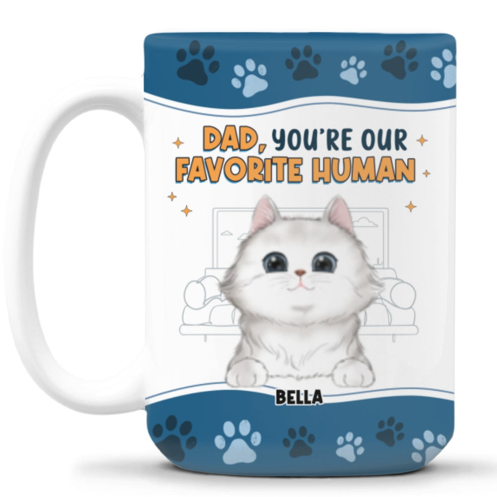 Most-Loved Cat Version - Personalized Custom Coffee Mug for All Beverages