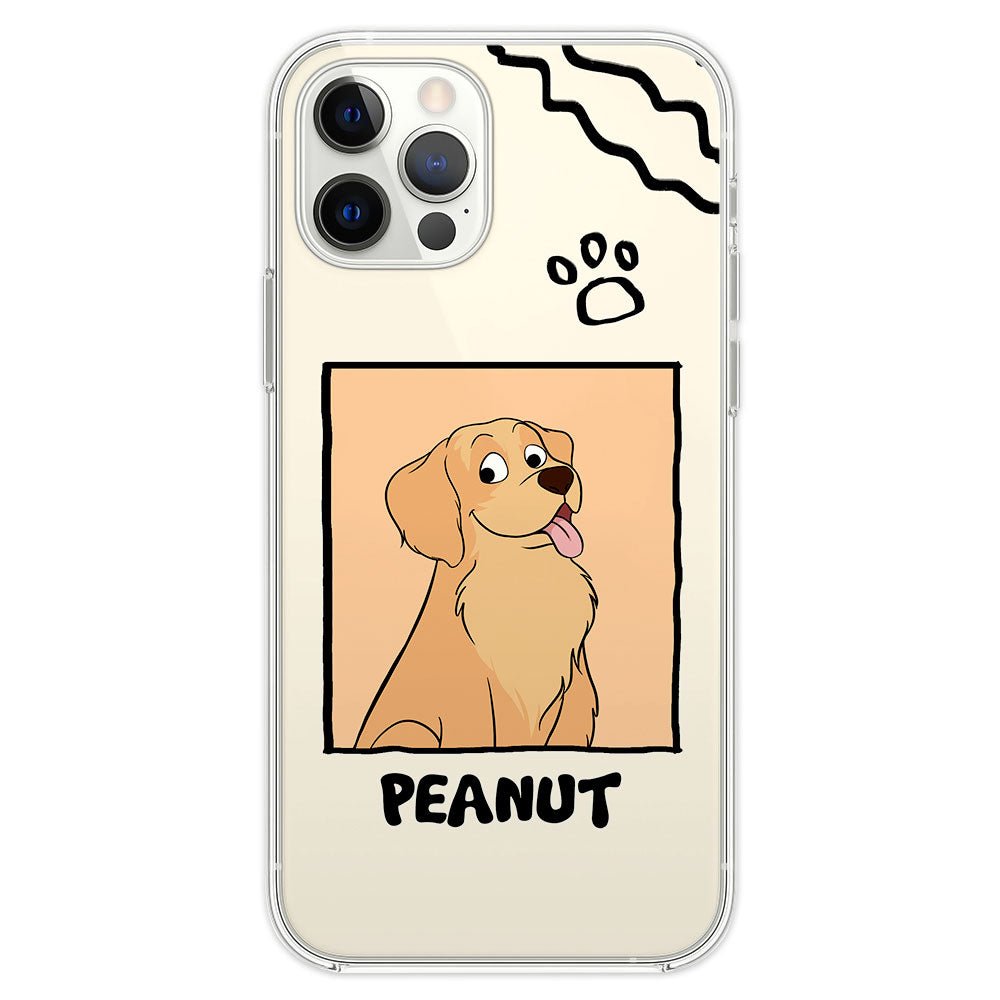 Customizable Cartoon Dog Personalized Phone Case for Pet Enthusiasts