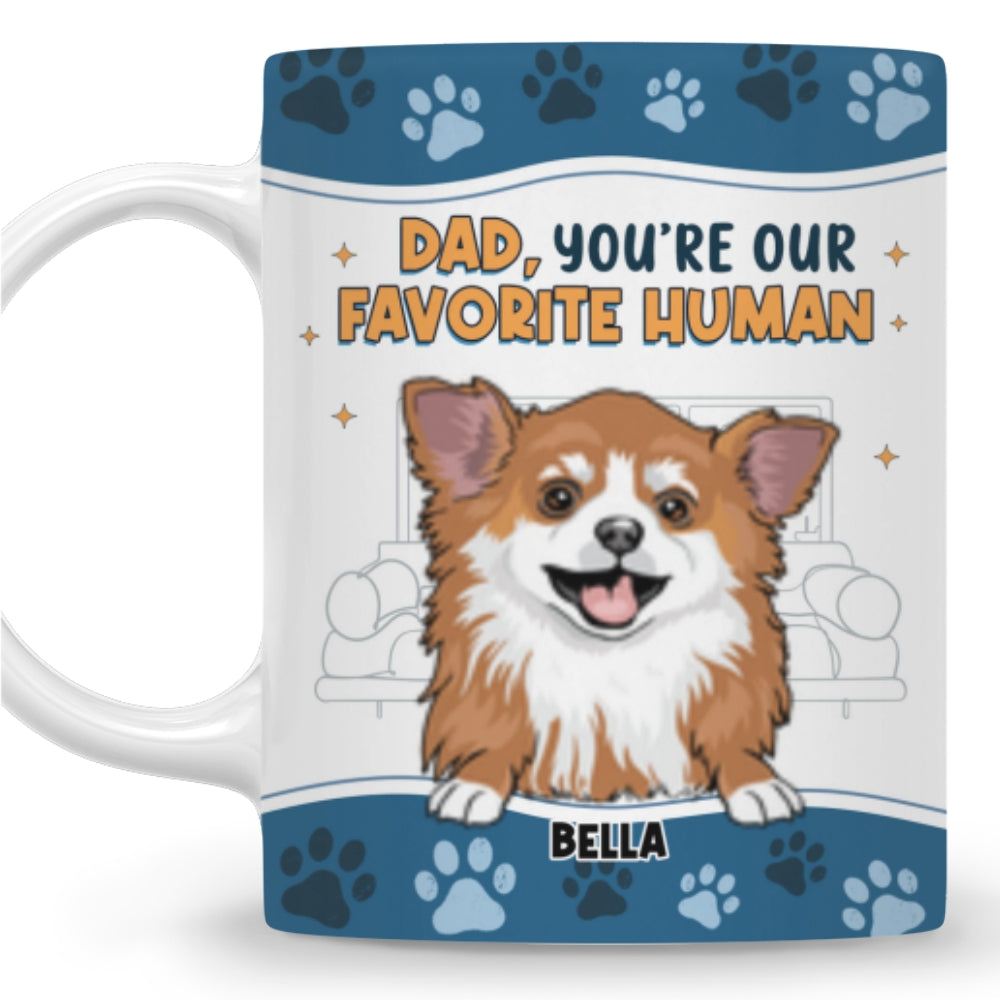 Personalized 'I Love You The Most' Ver Pet Custom Coffee Mug