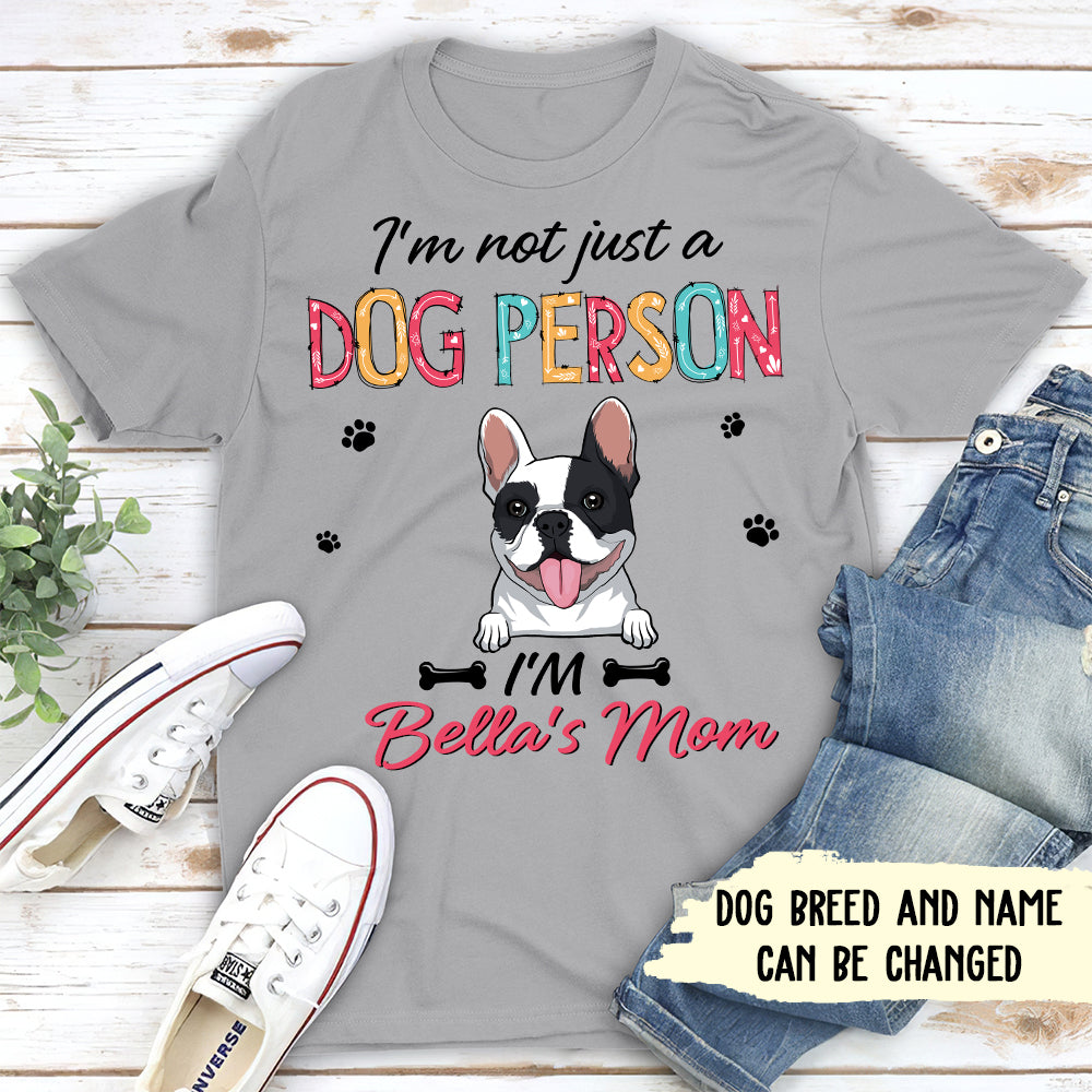 Personalized Custom Unisex Dog Mom & Dog Person T-shirt - Ideal Gift for Pet Lovers