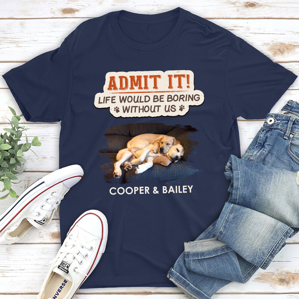 Personalized Unisex Pet Lover T-shirt: Say Goodbye to Boring Life