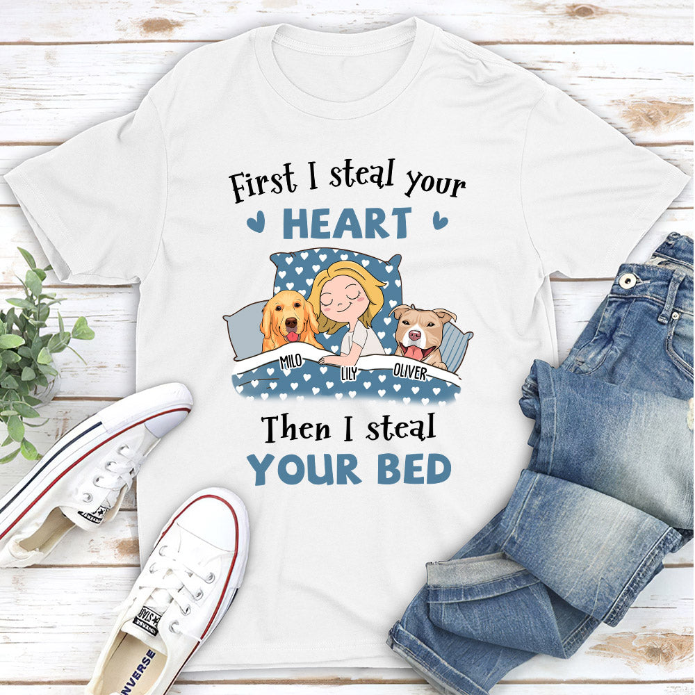Steal Your Bed - Personalized Custom Unisex T-shirt for Pet Lovers