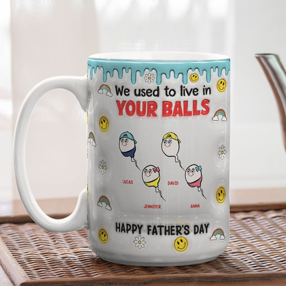 Personalized 3D Inflated Effect Ceramic Mug - A Unique Gift for Loved Ones