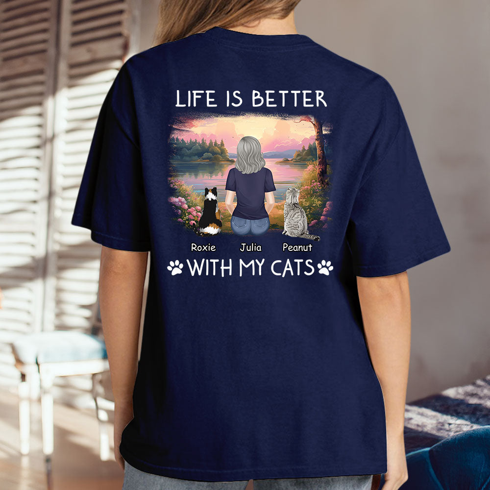 Better With Pets - Customizable Unisex Personalized T-shirt for Pet Lovers