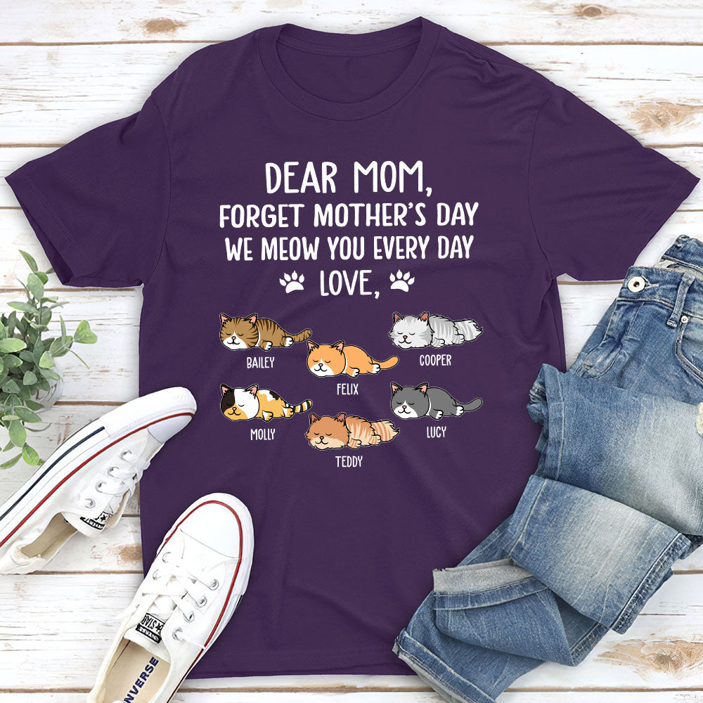 Daily Meow - Personalized Unisex Custom T-shirt for Pet Lovers