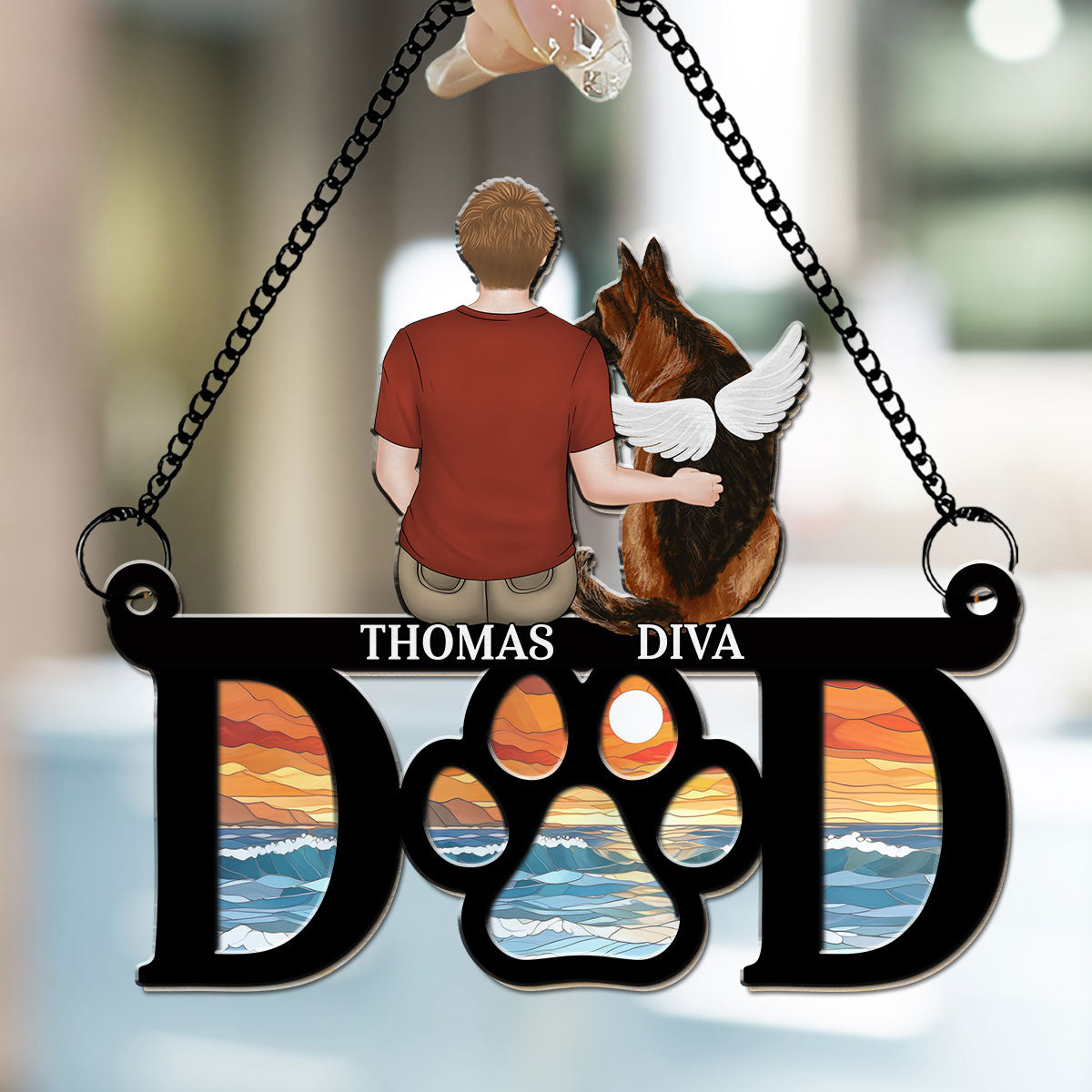 Personalized Custom 'I Am Here For You' Suncatcher - Ideal Home Decor & Gift