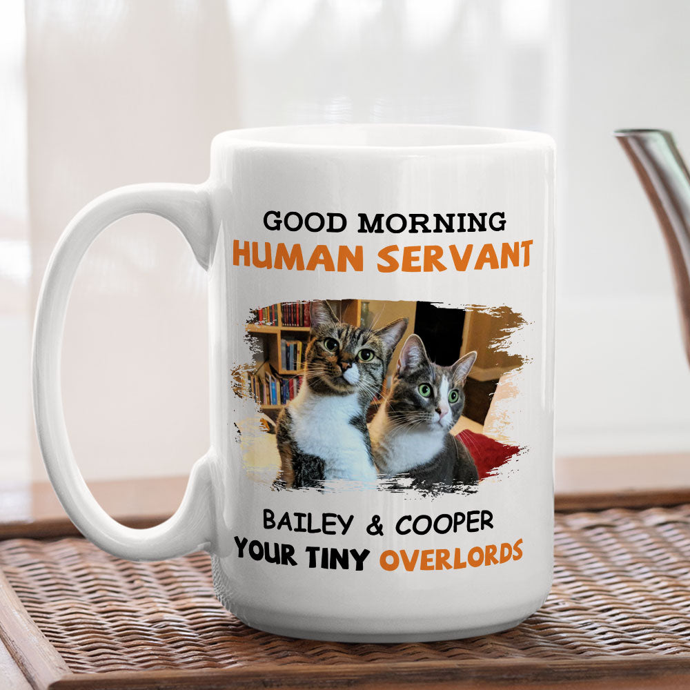 Good Morning - Customizable Personalized Coffee Mug for Pet Lovers