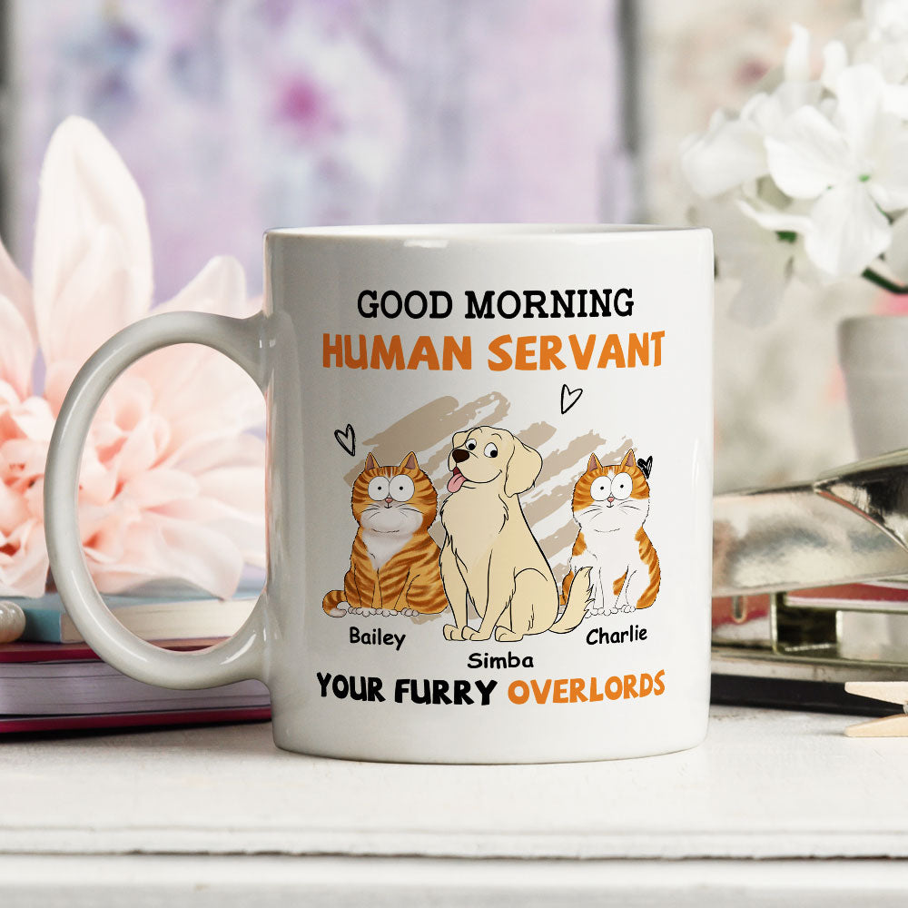 Personalized Pet Lover's Good Morning Custom Coffee Mug
