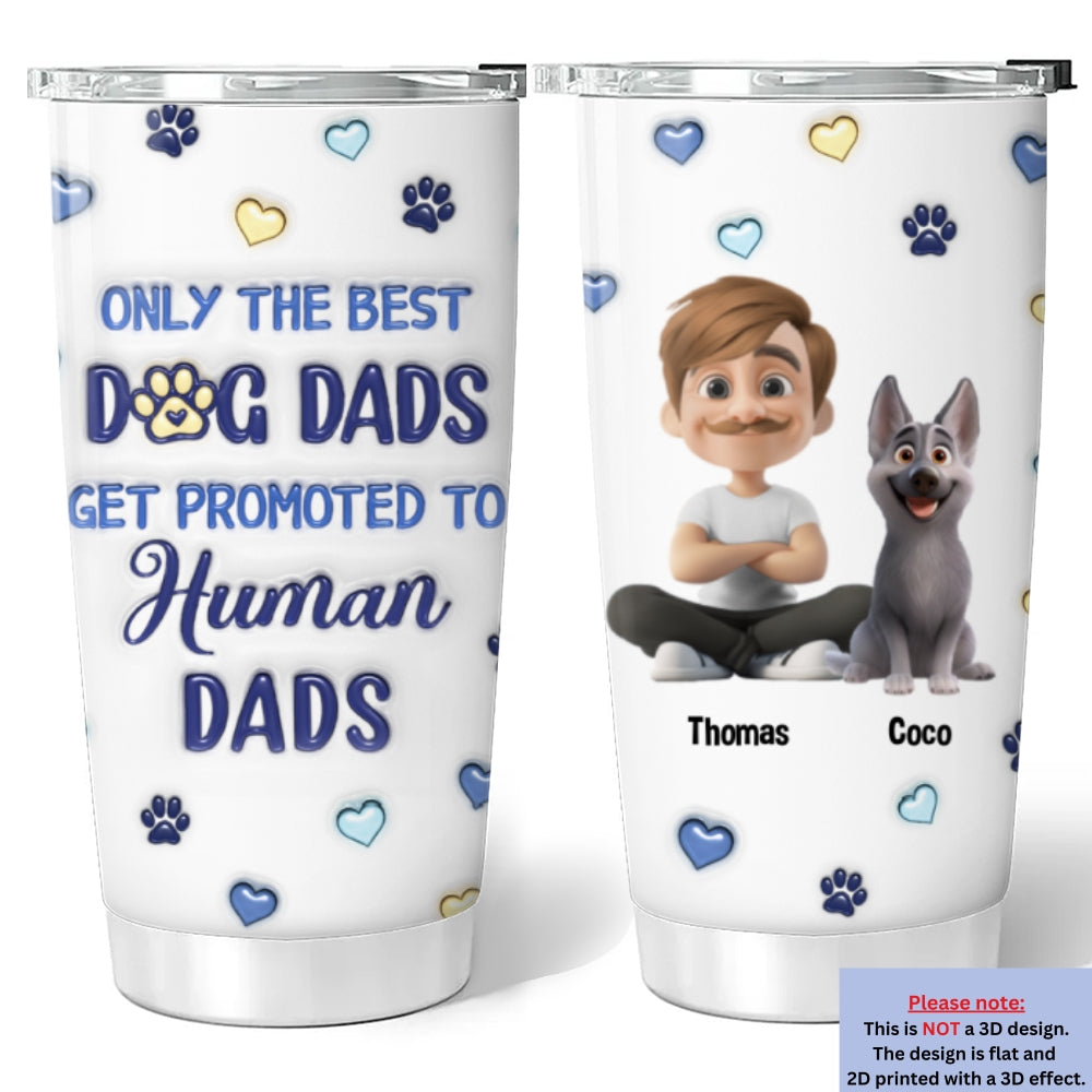 Personalized 3D Inflated Effect Tumbler - Ideal for Pet Parents Turning Human Parents