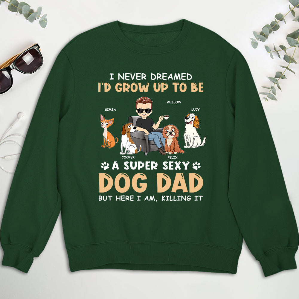 Customizable Sexy Dog Parents Sweatshirt - Ideal Gift for Pet Lovers