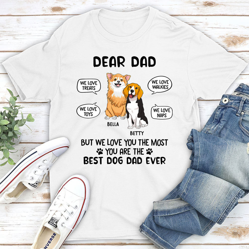We Love Treats - Customizable Unisex Personalized T-shirt for Pet Lovers