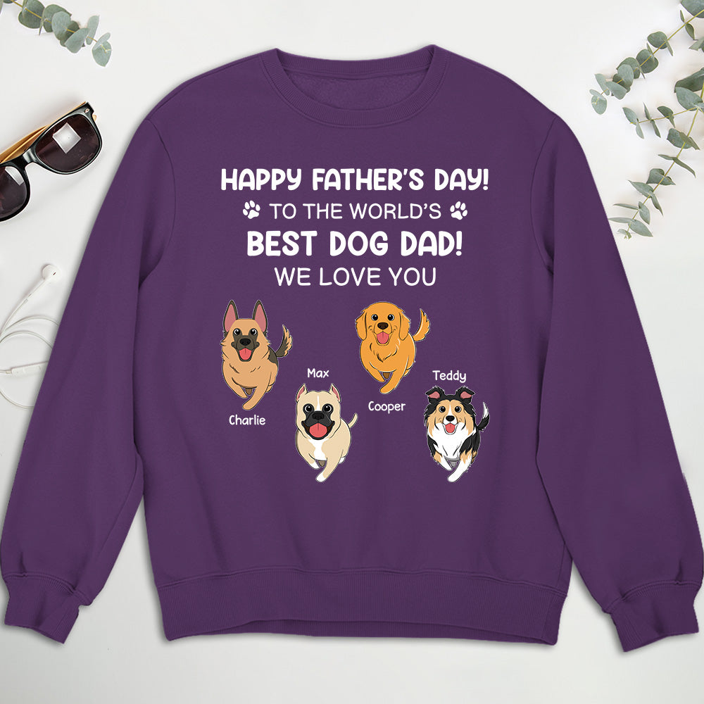 Top-Rated Personalized Custom Sweatshirt for the Best Dog Dads