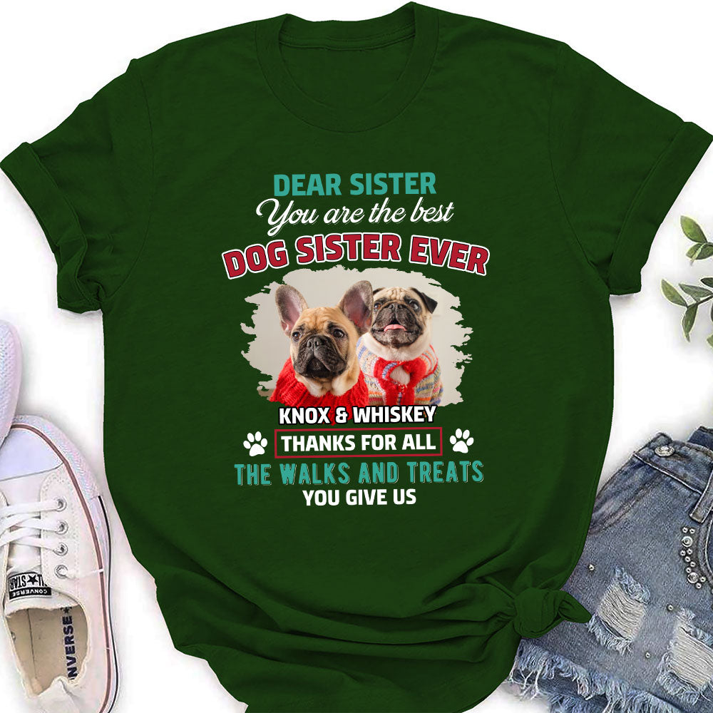 Personalized Custom Women's 'For All The Walks' T-shirt - Ideal Gift for Pet Lovers