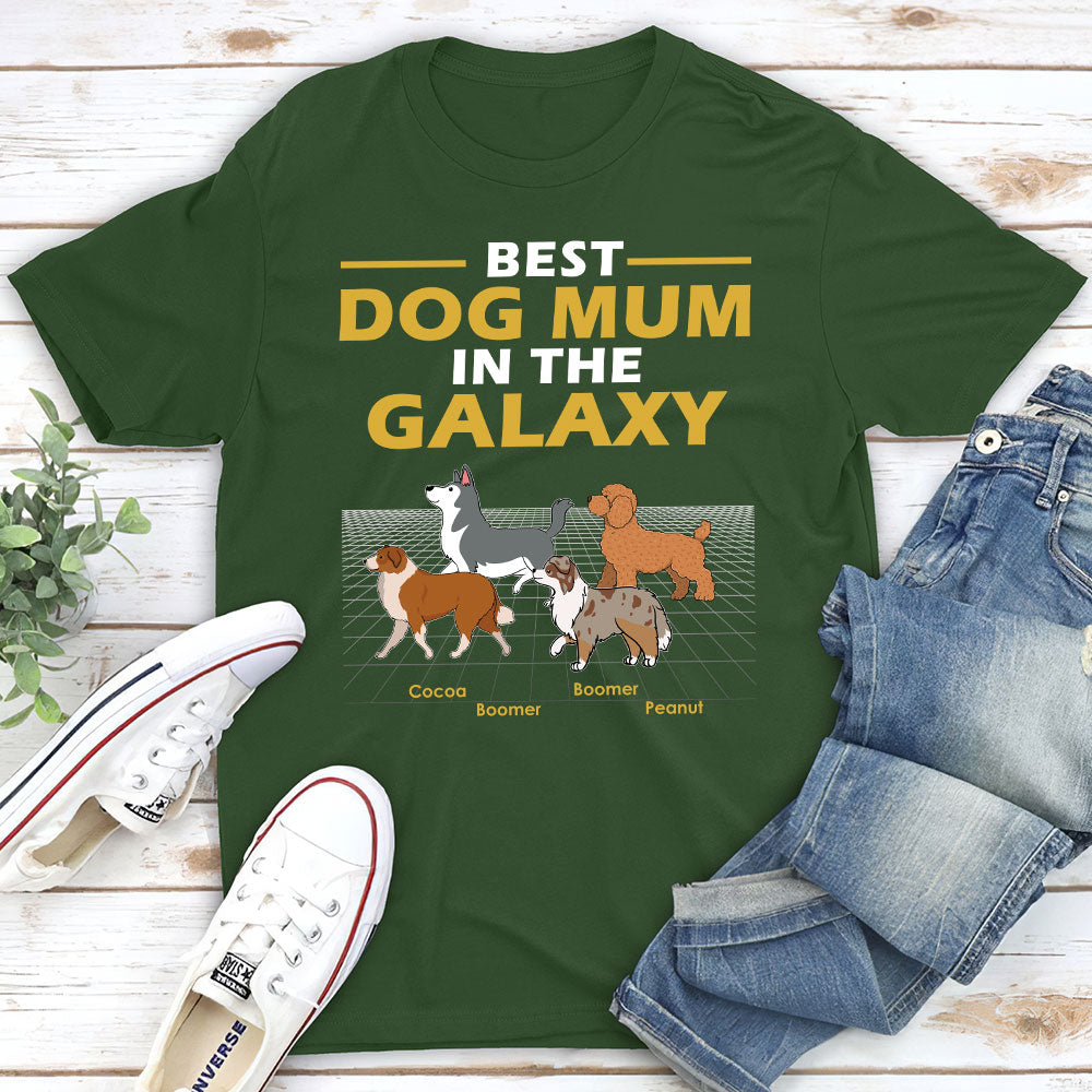 Best Dad Galaxy - Customizable Unisex Personalized T - shirt for Pet Lovers