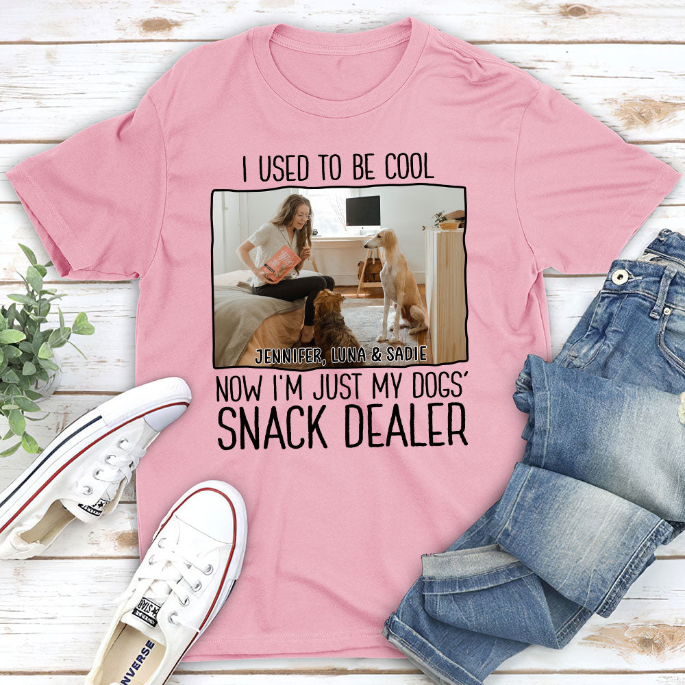 Personalized Unisex 'Just A Snack Dealer' Photo T-shirt - Ideal Gift for Pet Lovers