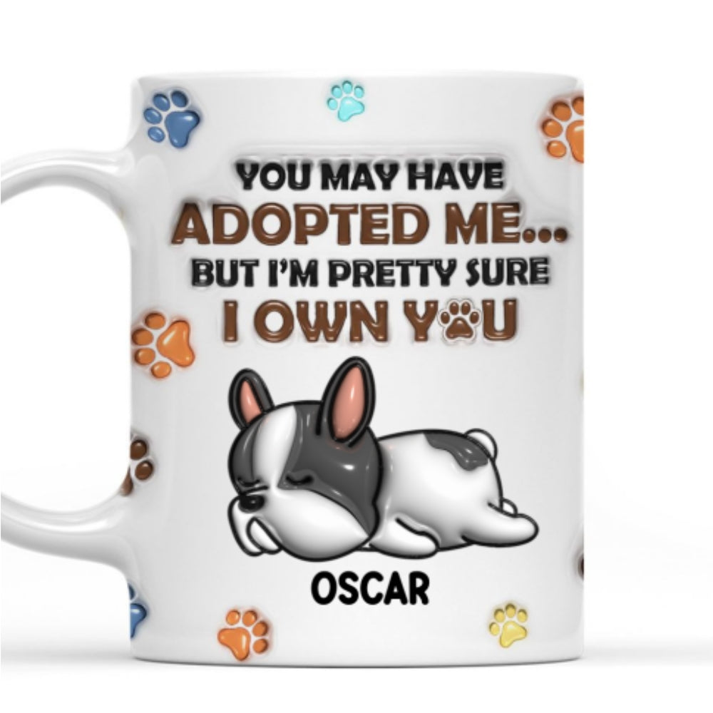 Custom Personalized 3D Inflated Effect Ceramic Mug for a Vigor - Filled Day