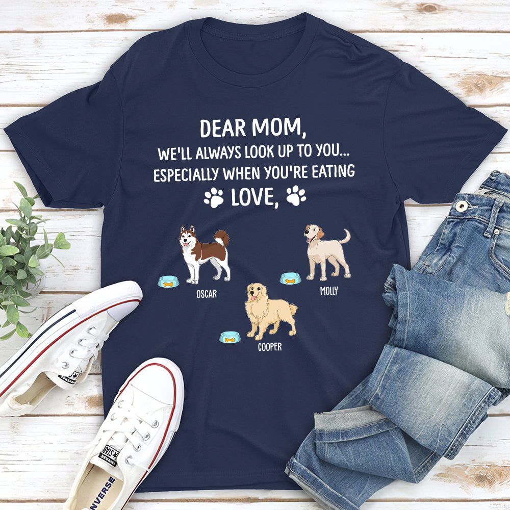 Personalized Custom Unisex 'Look Up To You' T-shirt for Pet Lovers
