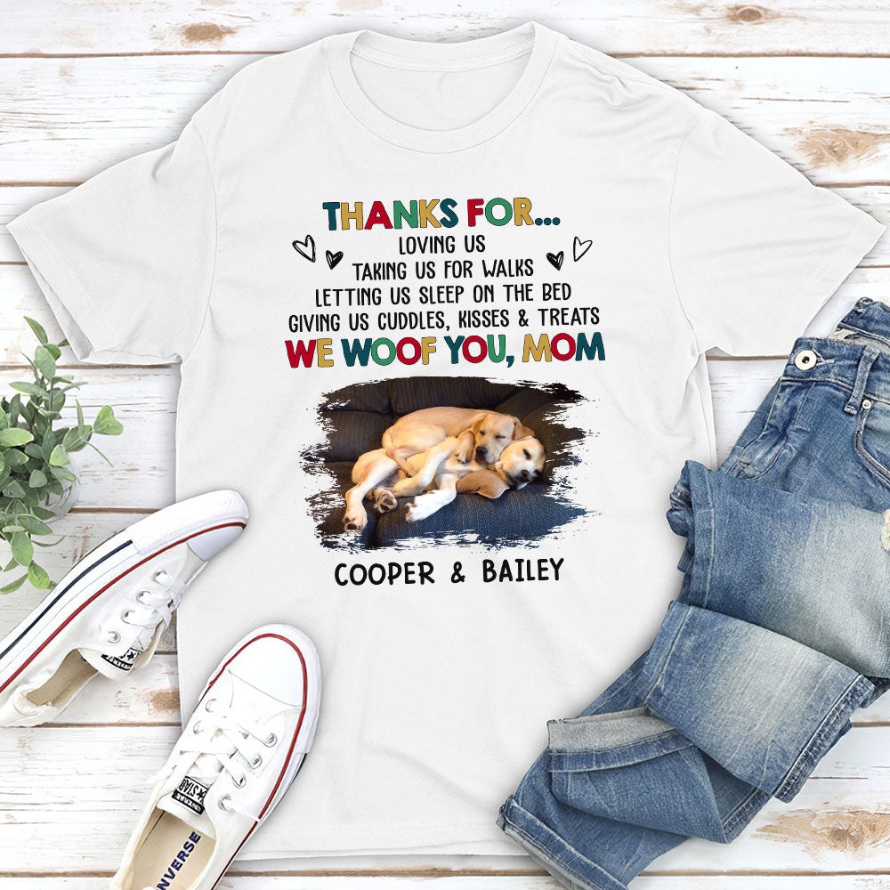 Funny Personalized Custom Unisex Dog Appreciation T-shirt
