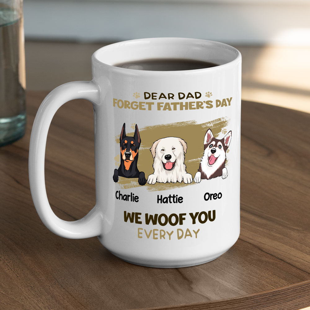 Personalized Custom Dog - Themed Coffee Mug for Everyday Use, Ideal for Dog Lovers