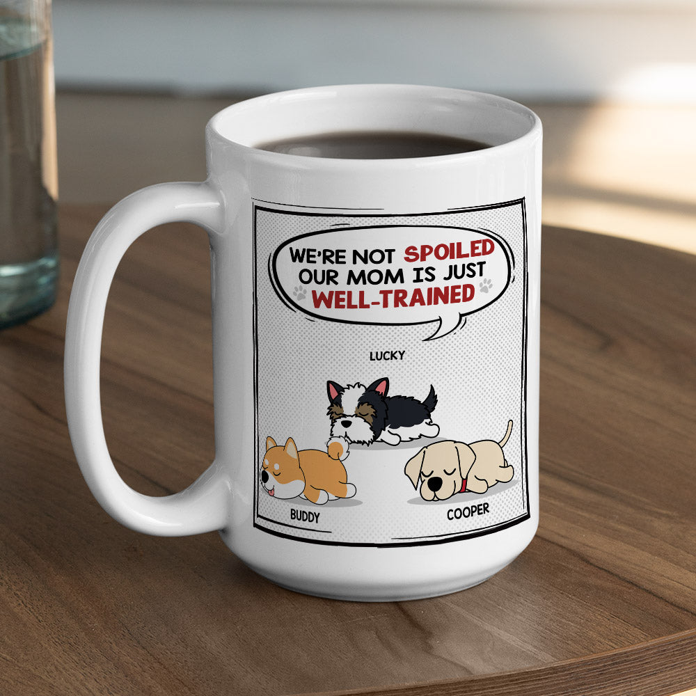 Personalized Custom 'Well-Trained Mom/Dad' Coffee Mug - Ideal Gift for Pet Lovers