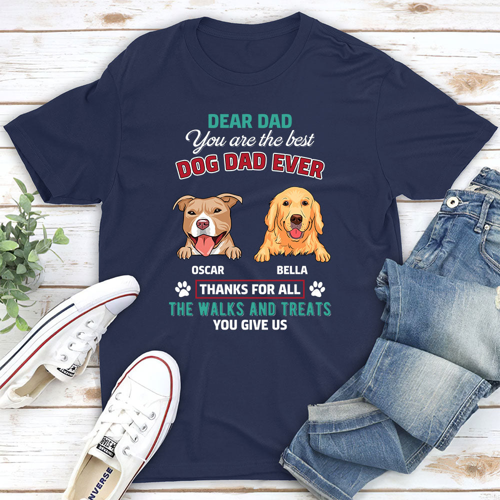 Personalized Custom Premium T-shirt for Pet Lovers' Walks