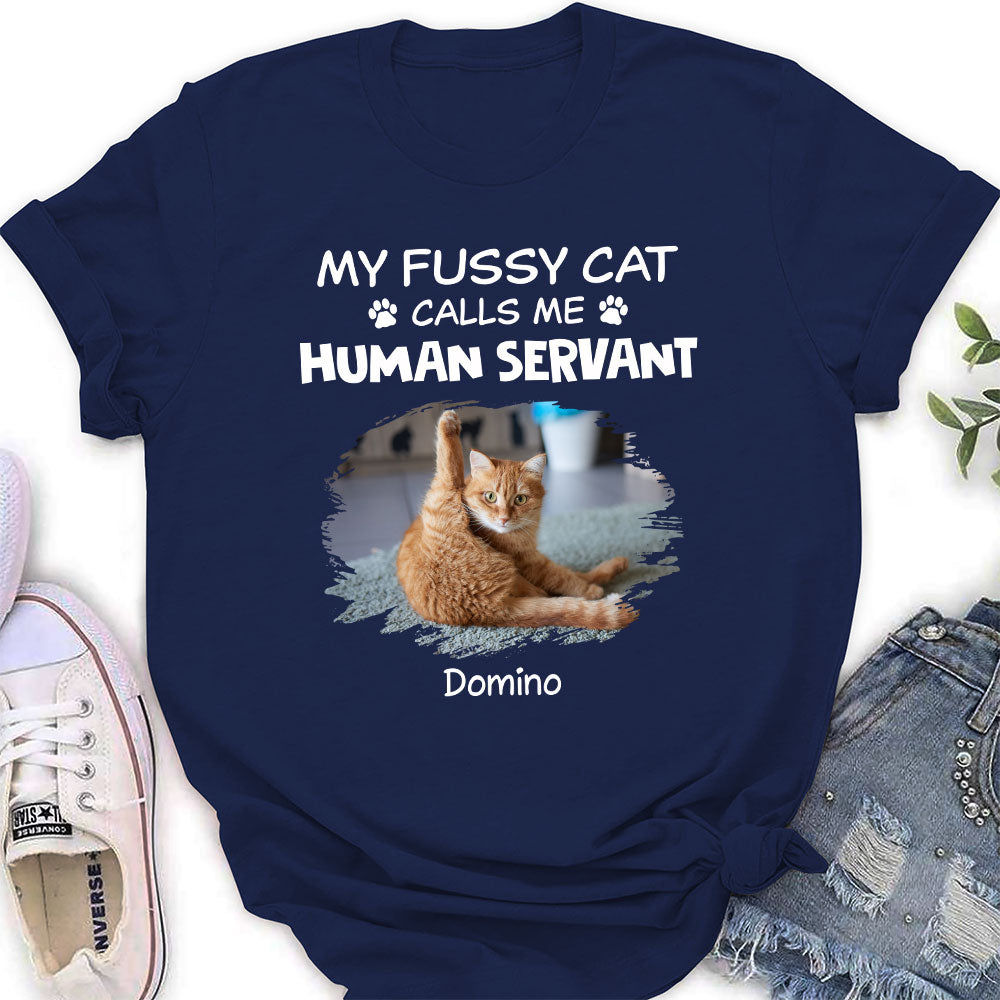 My Fussy Cat - Customizable Personalized Women's T - shirt for Pet Lovers