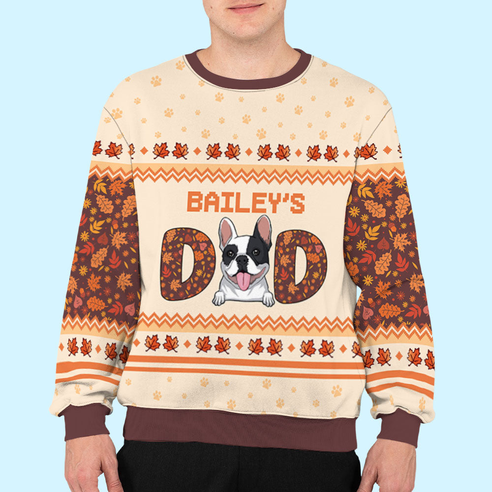 Top Personalized All-Over-Print Sweatshirt for Dog and Cat Moms