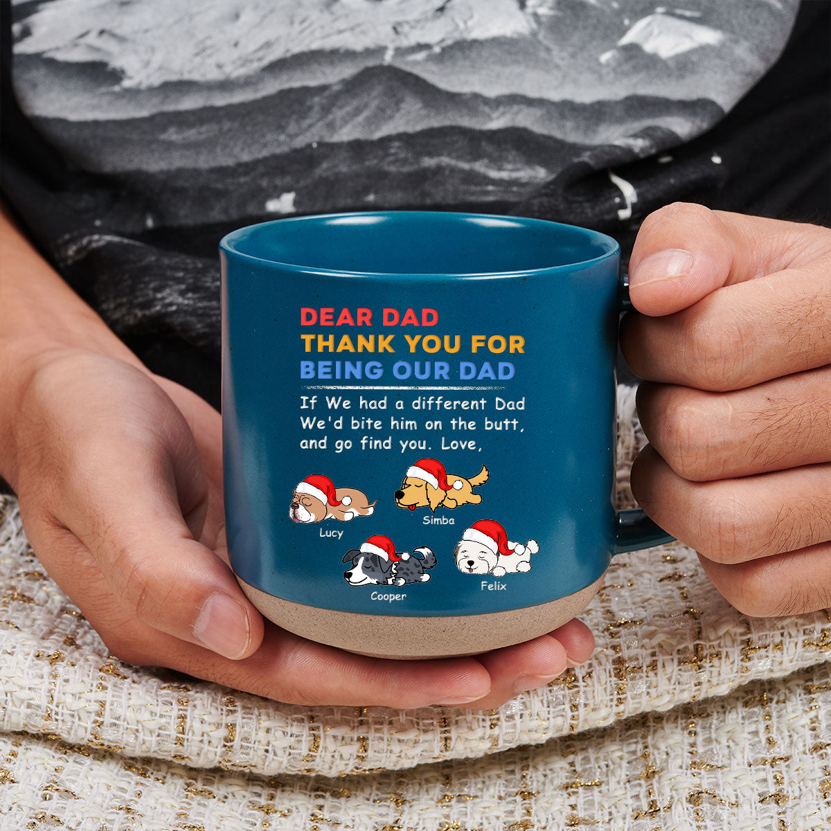 Personalized Custom 'If I Had A Different Mom Dad' Pottery Mug - Ideal Gift for Loved Ones