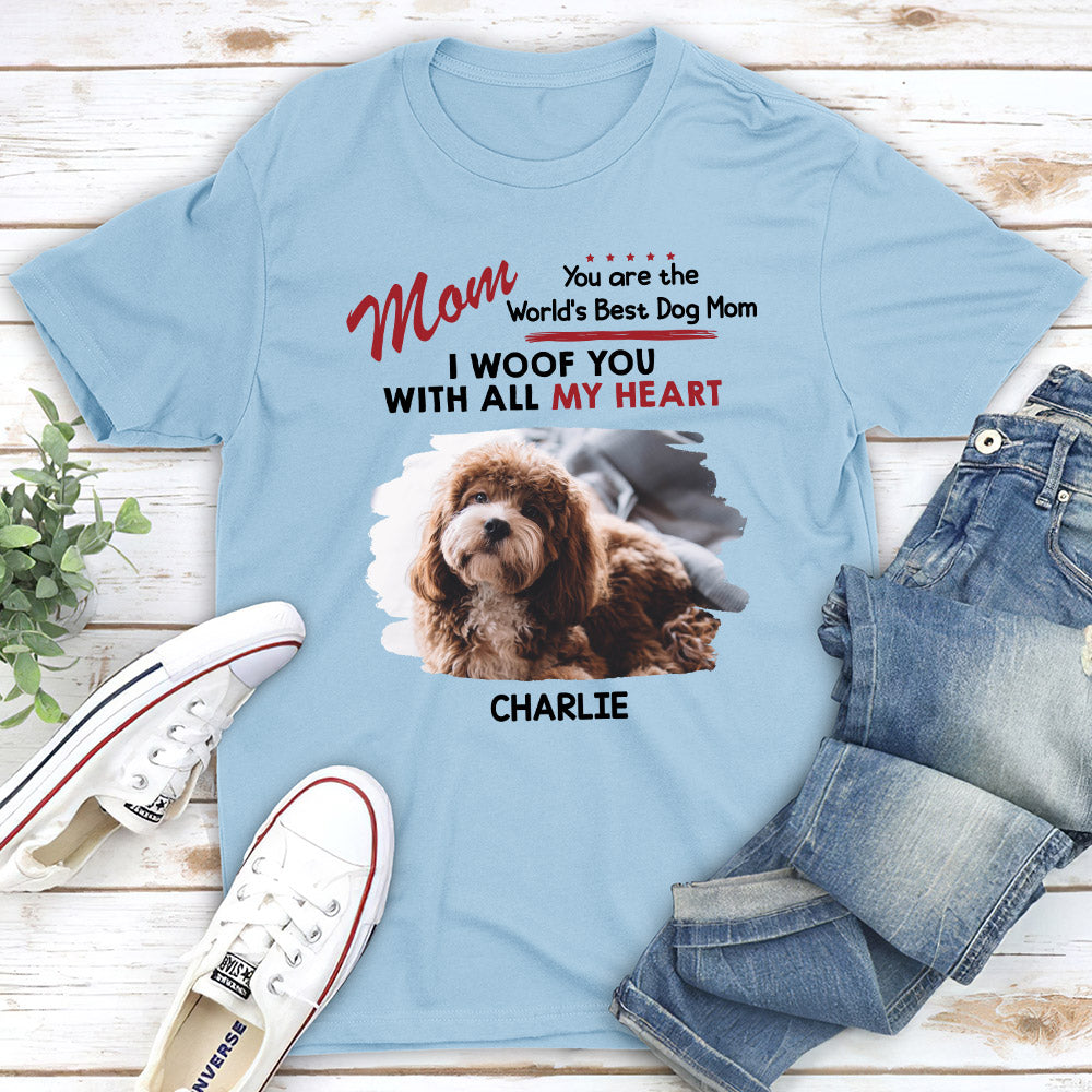Woof All Heart - Customizable Unisex Personalized Pet Lover T-shirt