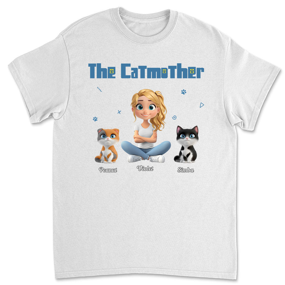 Personalized Unisex 'I Am The Catmother' T-Shirt - Ideal Gift for Pet Lovers