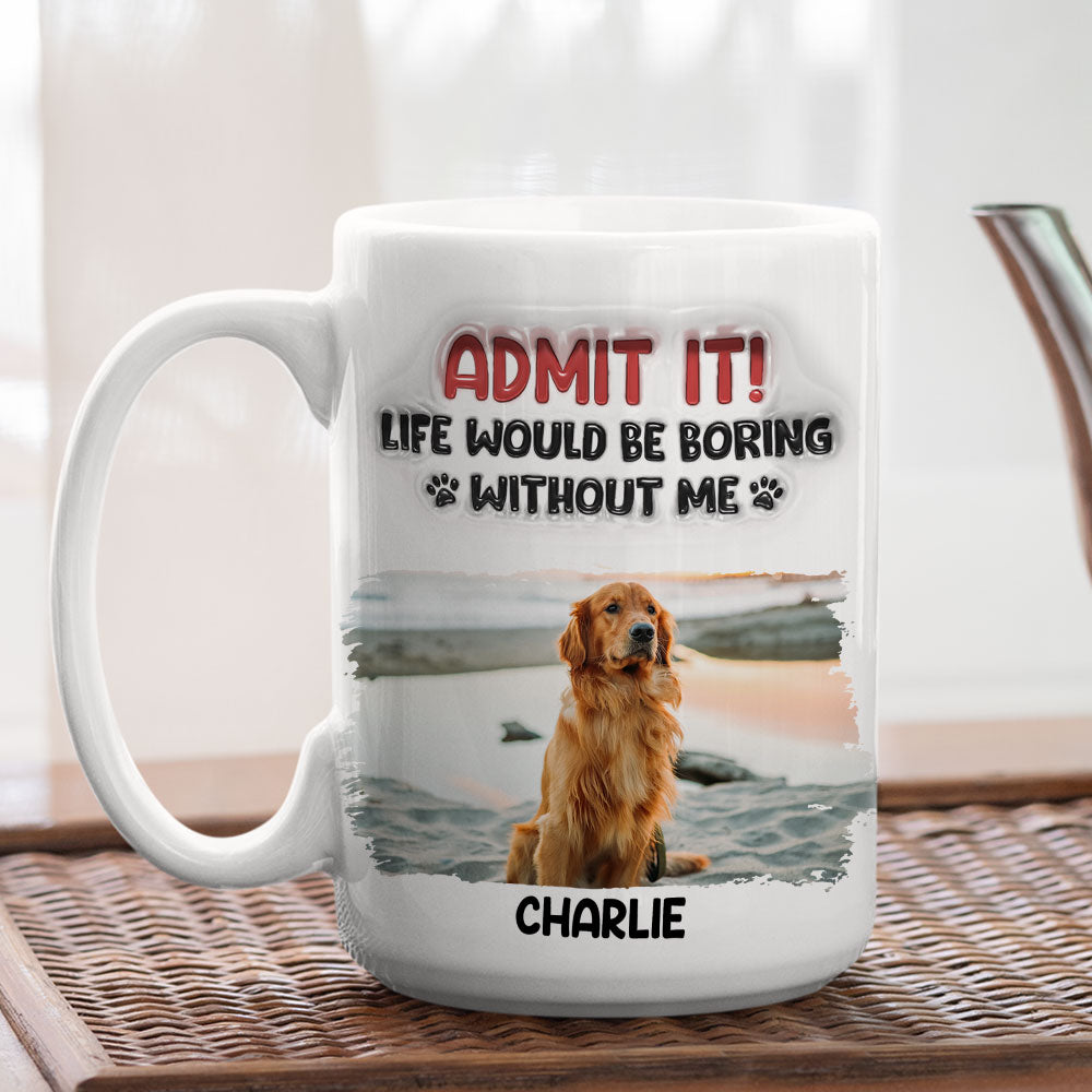 Personalized 3D Inflated Effect Custom Photo Mug