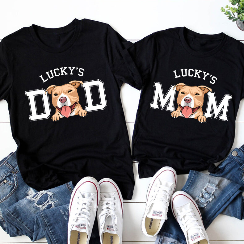 Customizable Unisex Dog Dad/Mom Personalized T-shirt - Ideal Gift for Pet Lovers