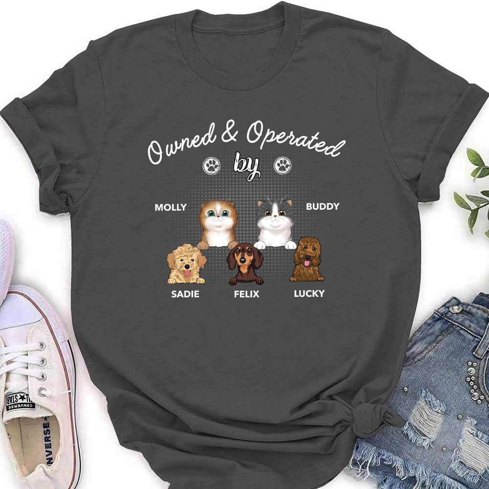 Personalized Custom Women's Pet-Themed T-shirt for Pet Lovers