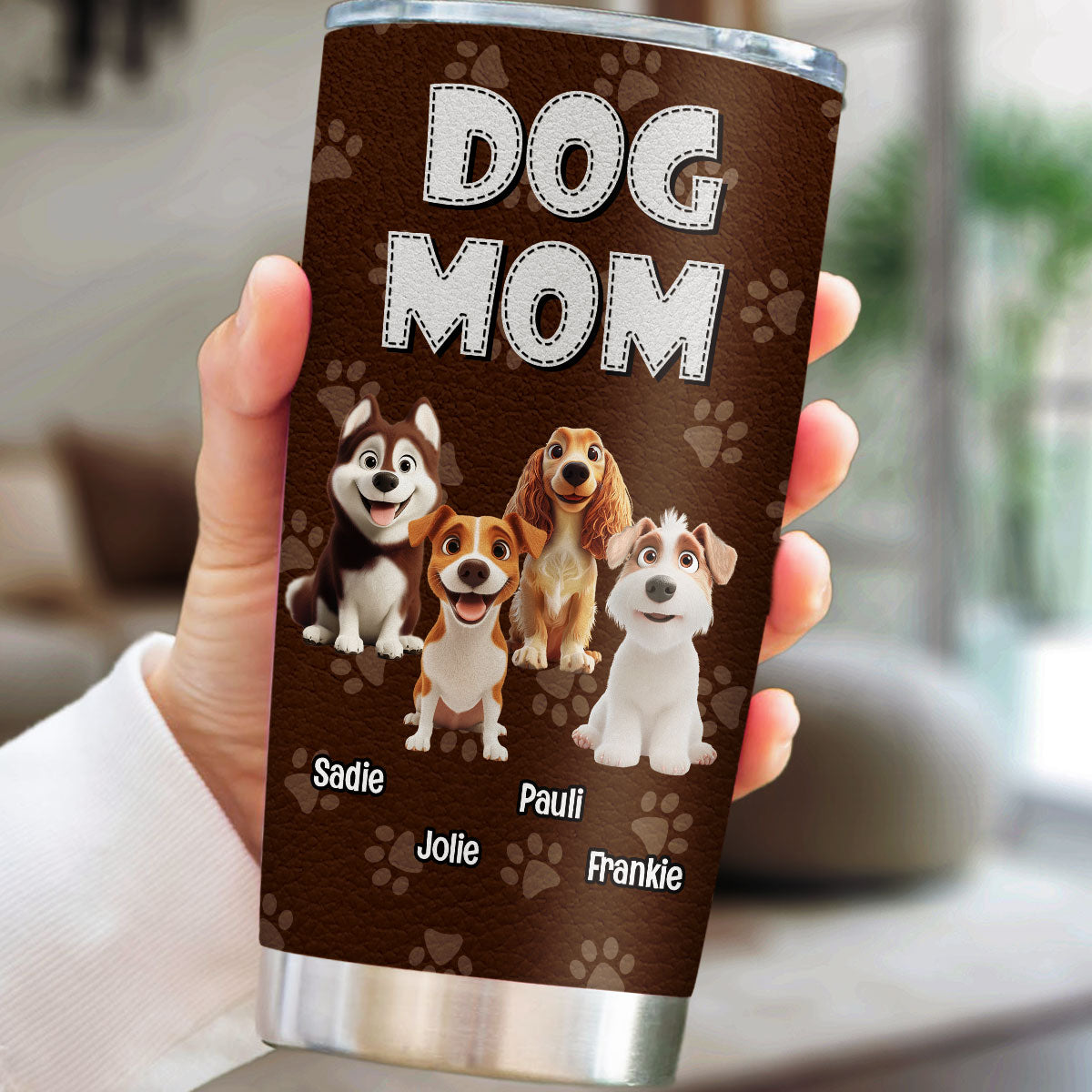 Personalized Custom Tumbler: A Little Dog's Love - Keep Drinks Fresh