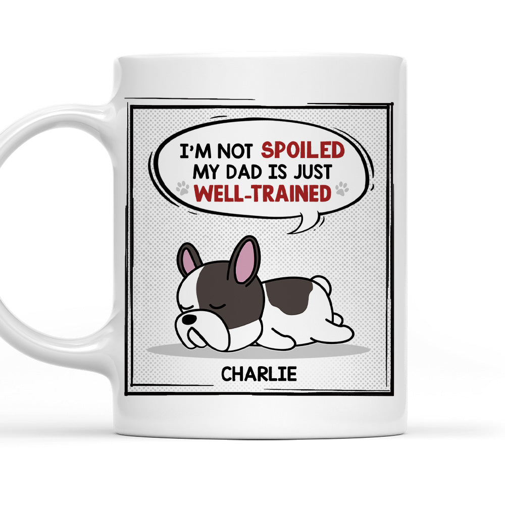 Personalized Custom 'Well-Trained Mom/Dad' Coffee Mug - Ideal Gift for Pet Lovers