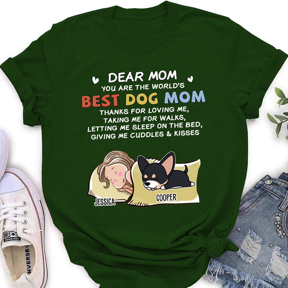 Dear Mom - Customizable Personalized Women's Pet Lover T-shirt