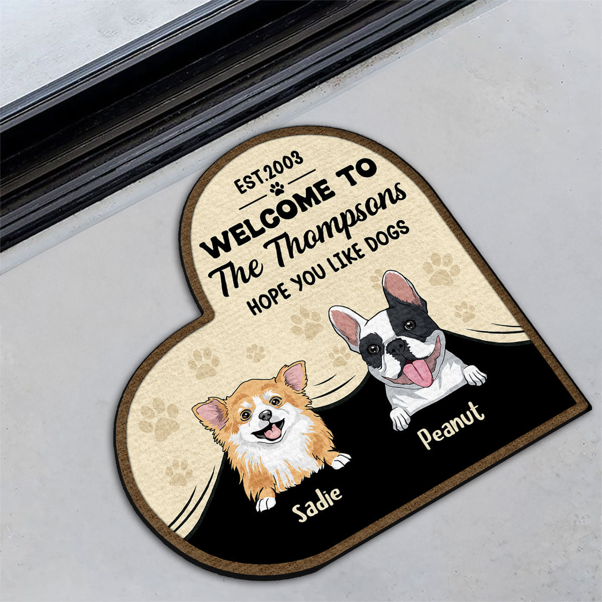 Personalized Pet Picture Doormat - The Ultimate Welcome for Pet Lovers