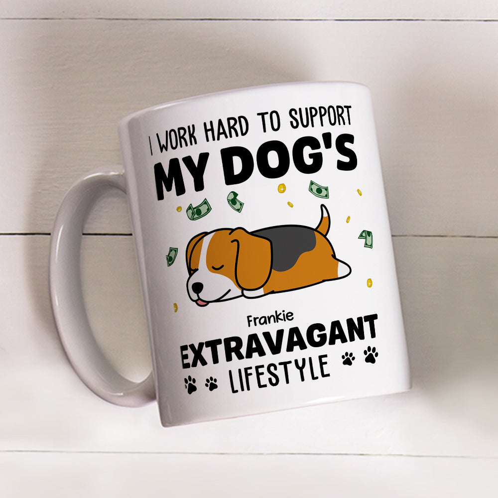 Personalized Work - Hard Custom Coffee Mug for Pet Lovers