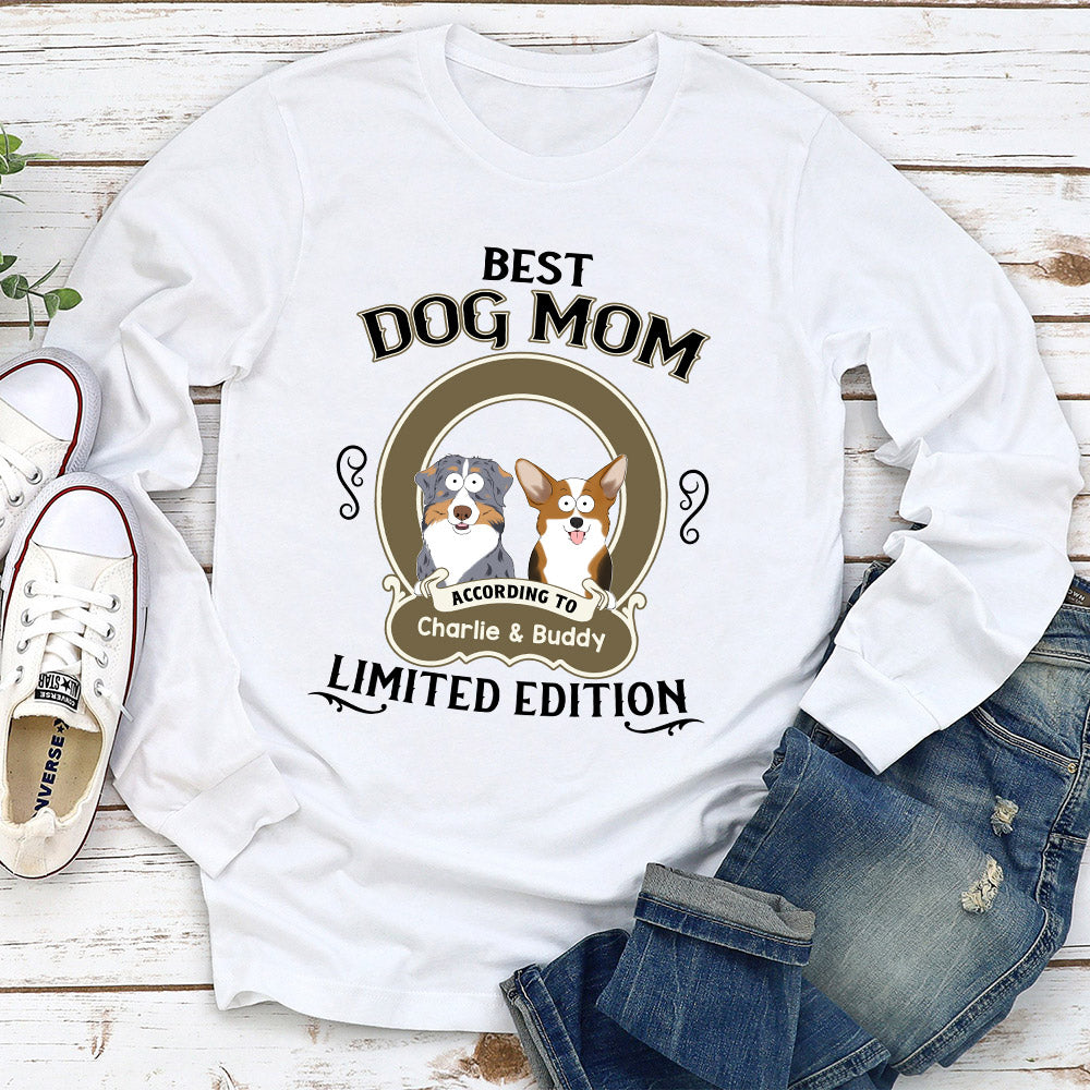 Limited Edition Personalized Custom Long Sleeve Dog Dad T-shirt