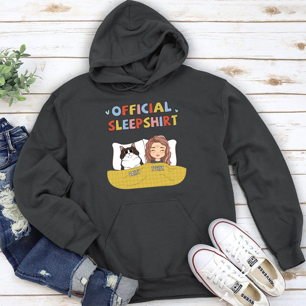 Personalized Happy Sleepshirt - Custom Hoodie for Pet Lovers