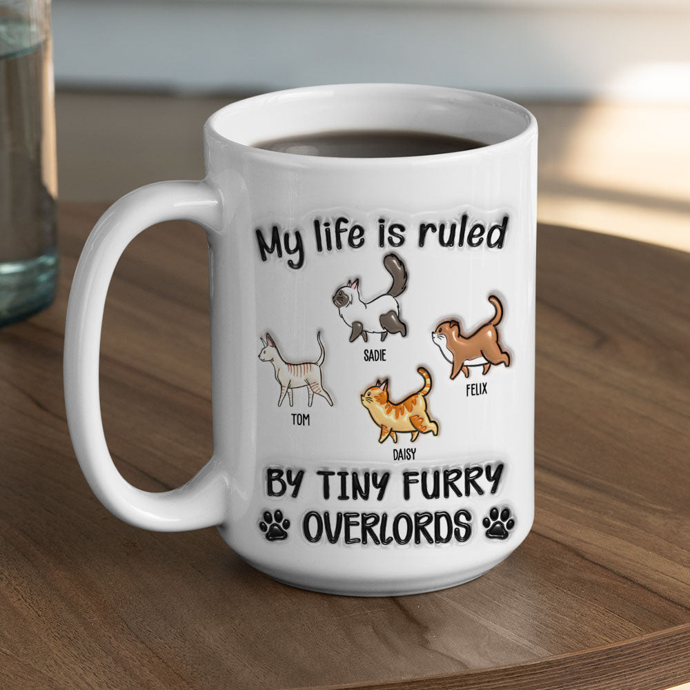 Your Overlords - Premium Personalized 3D Inflated Effect Ceramic Mug
