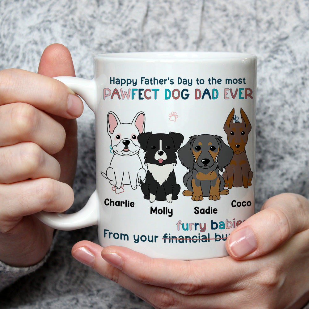 Personalized Custom Coffee Mug: A Furry Baby's Loving Servant for Pet Lovers