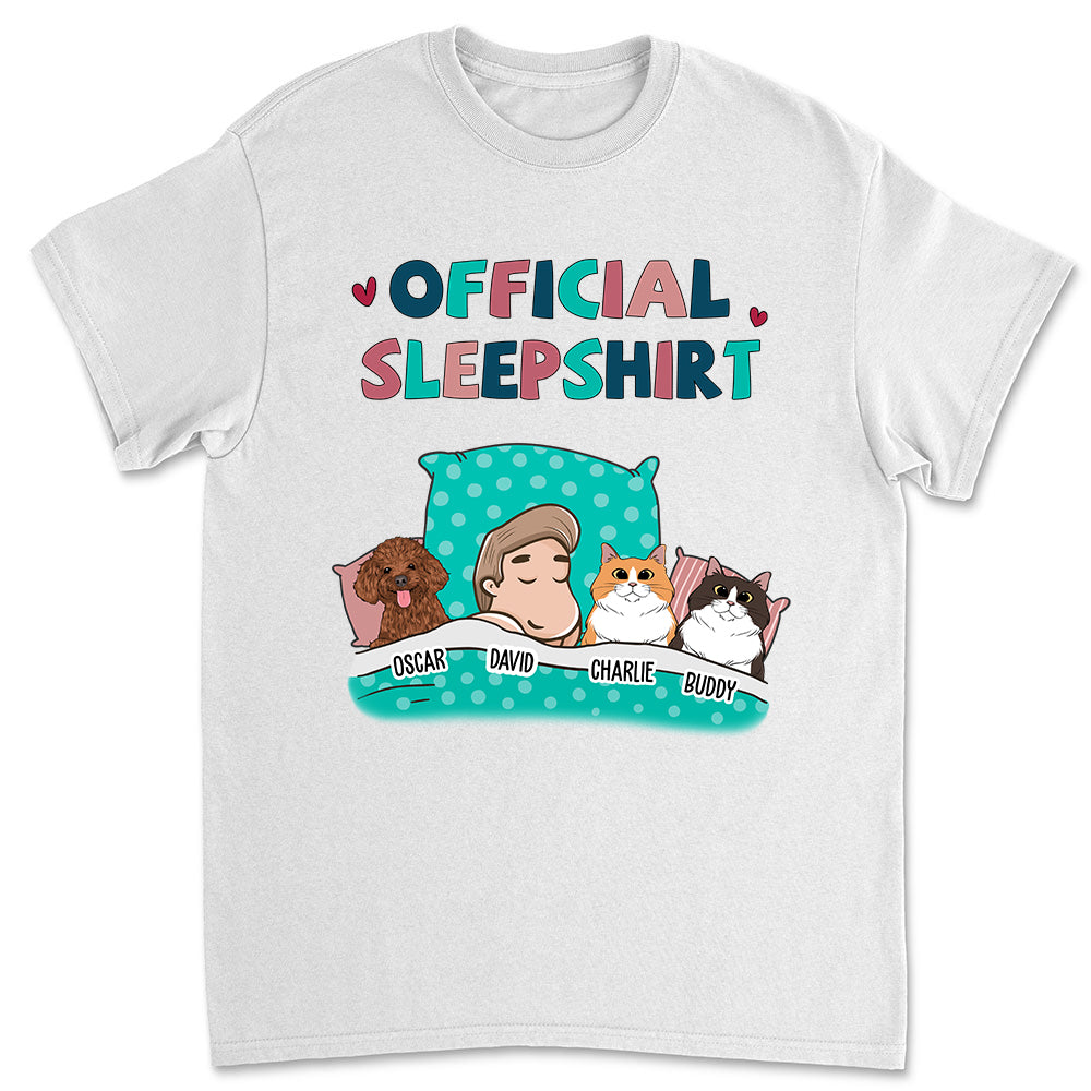 Customizable Pet Lover's Unisex Sleepshirt T-shirt
