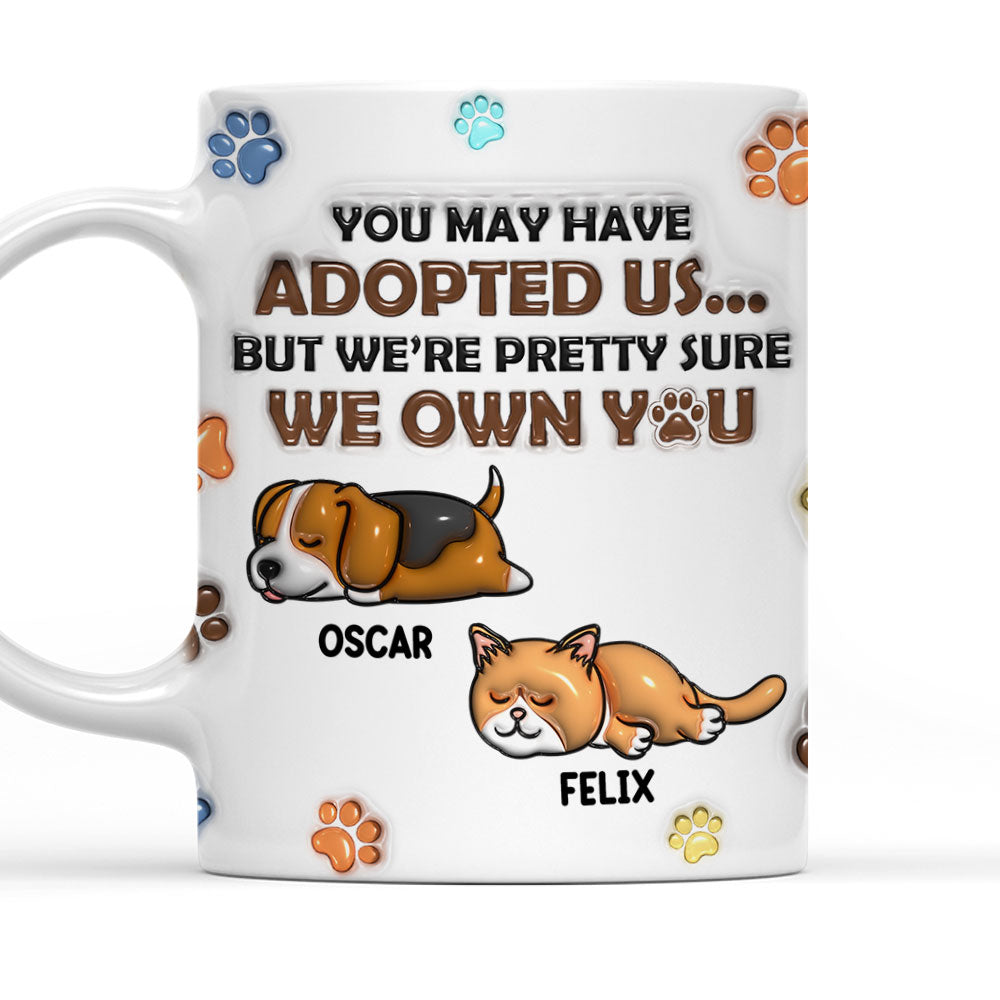 We Sure We Own You Version 2 - Stunning Personalized 3D Inflated Effect Ceramic Mug